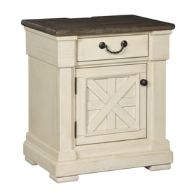 Ashley Furniture Bolanburg Antique White One Drawer Night Stand