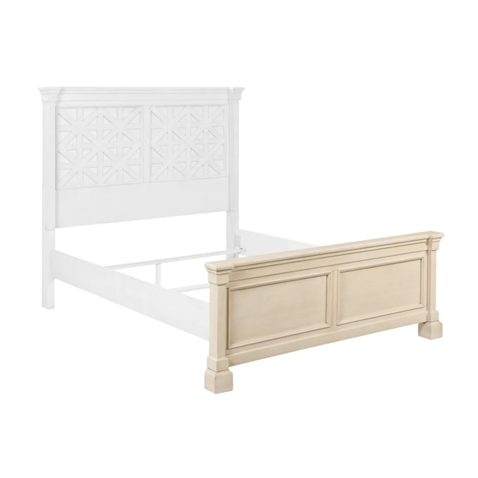 Ashley Furniture Bolanburg Antique White Queen Panel Footboard B647-54