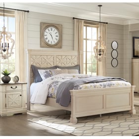 Ashley Furniture Bolanburg Antique White 2pc Bedroom Set With Queen Bed