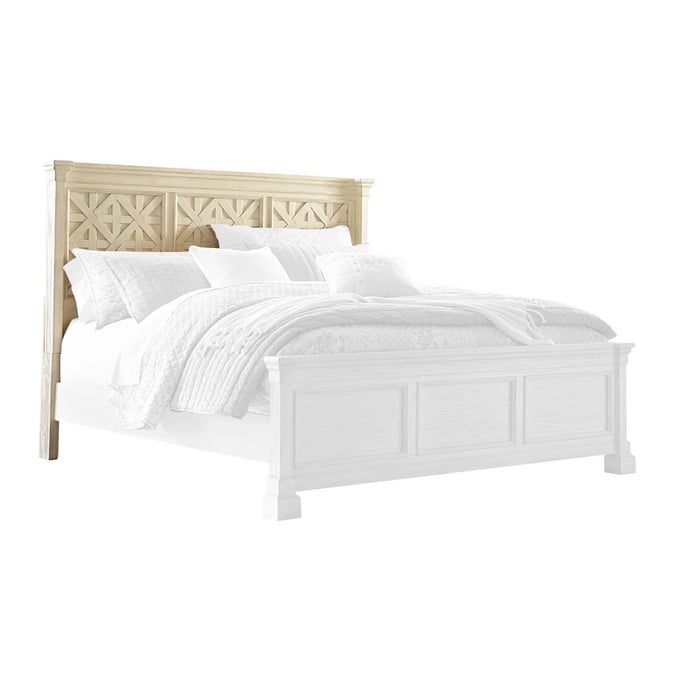 Ashley Furniture Bolanburg Antique White King Cal King Panel Headboard B647-58