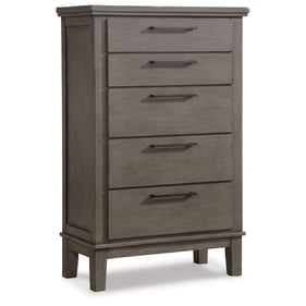 Ashley Furniture Hallanden Gray Five Drawer Chest