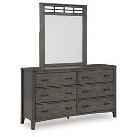 Ashley Furniture Montillan Grayish Brown Dresser And Mirror