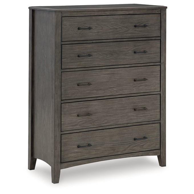 Ashley Furniture Montillan Grayish Brown Five Drawer Chest B651-46