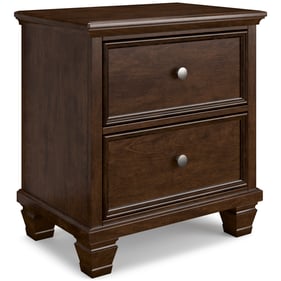 Ashley Danabrin Brown Two Drawer Night Stand