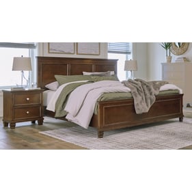 Ashley Furniture Danabrin Brown 2pc Bedroom Set With Cal King Panel Bed