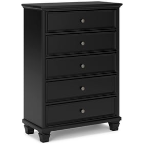 Ashley Lanolee Black Five Drawer Chest