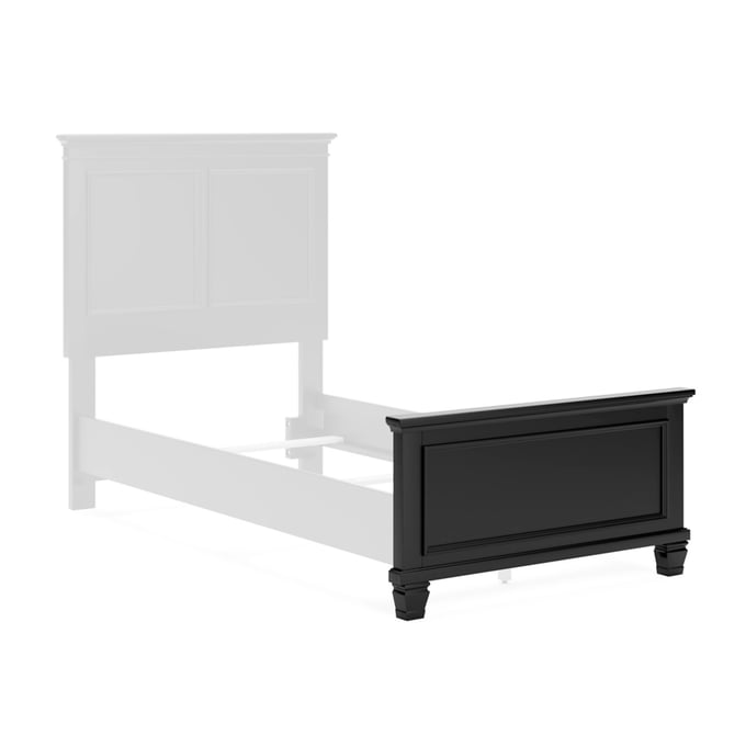 Ashley Lanolee Black Twin Panel Footboard B687-52