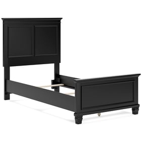 Ashley Lanolee Black Twin Panel Bed