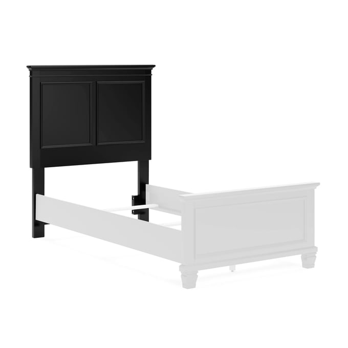 Ashley Lanolee Black Twin Panel Headboard B687-53