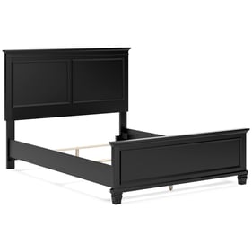 Ashley Lanolee Black Queen Panel Bed