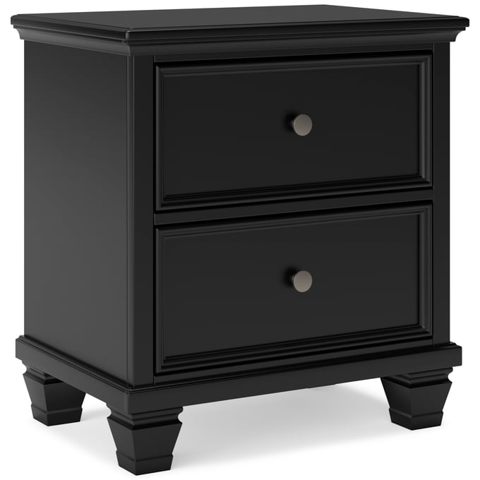 Ashley Lanolee Black Two Drawer Night Stand B687-92