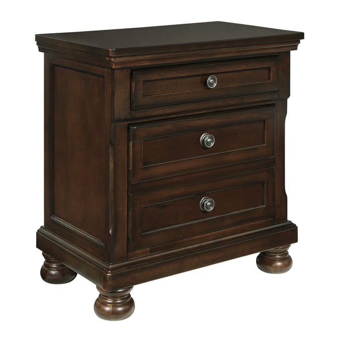 Ashley Furniture Porter Rustic Brown Two Drawer Night Stand B697-92