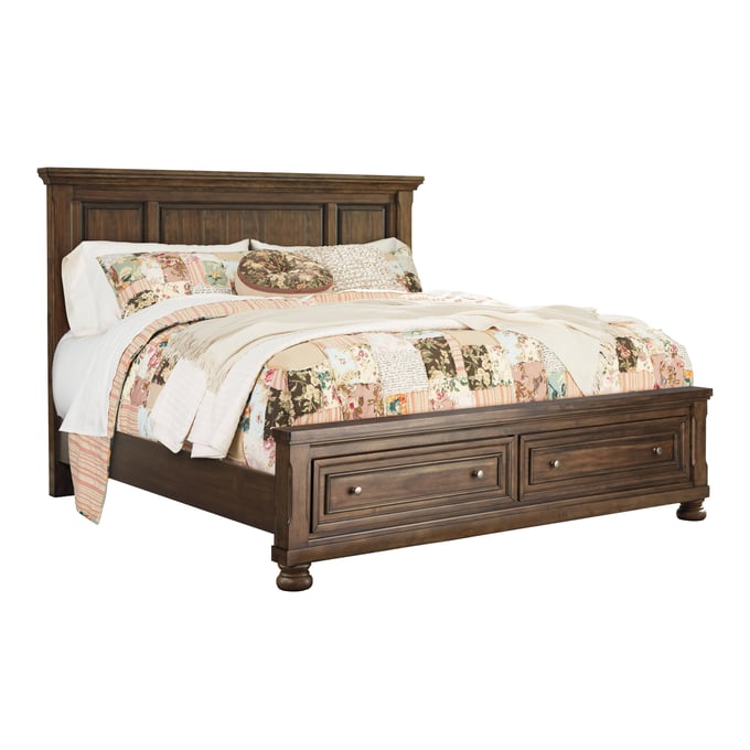 Ashley Furniture Flynnter Queen Panel Storage Bed B719B13