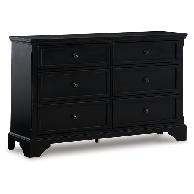 Ashley Furniture Chylanta Black Dresser B739-31