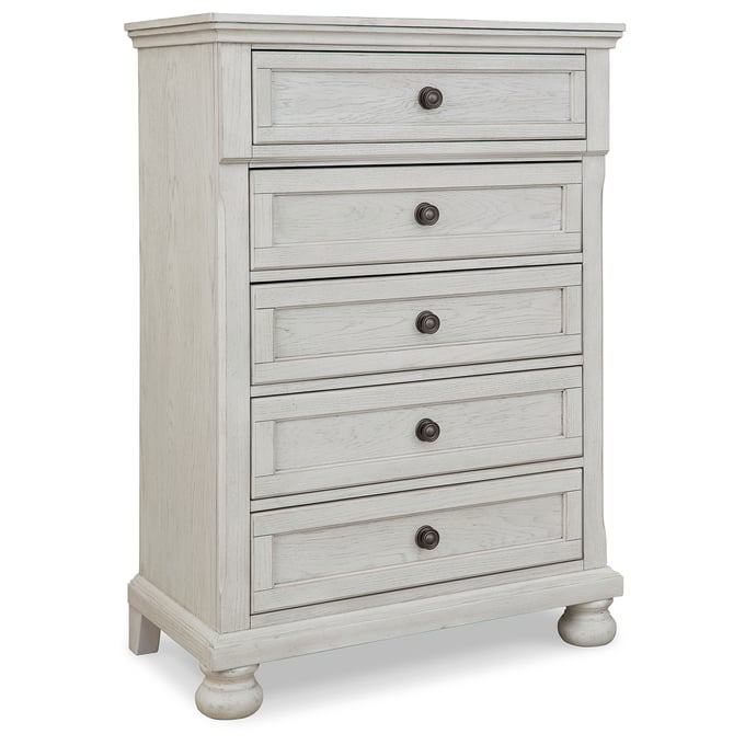 Ashley Furniture Robbinsdale Antique White 5 Drawers Chest B742-45