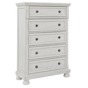 Ashley Furniture Robbinsdale Antique White Five Drawer Chest