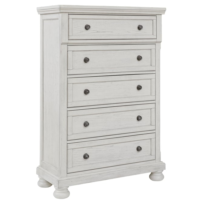 Ashley Furniture Robbinsdale Antique White Five Drawer Chest B742-46