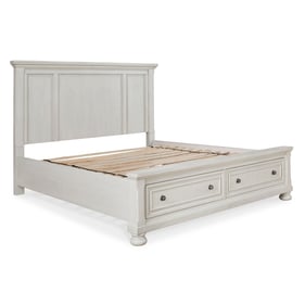 Ashley Furniture Robbinsdale Antique White King Panel Storage Bed