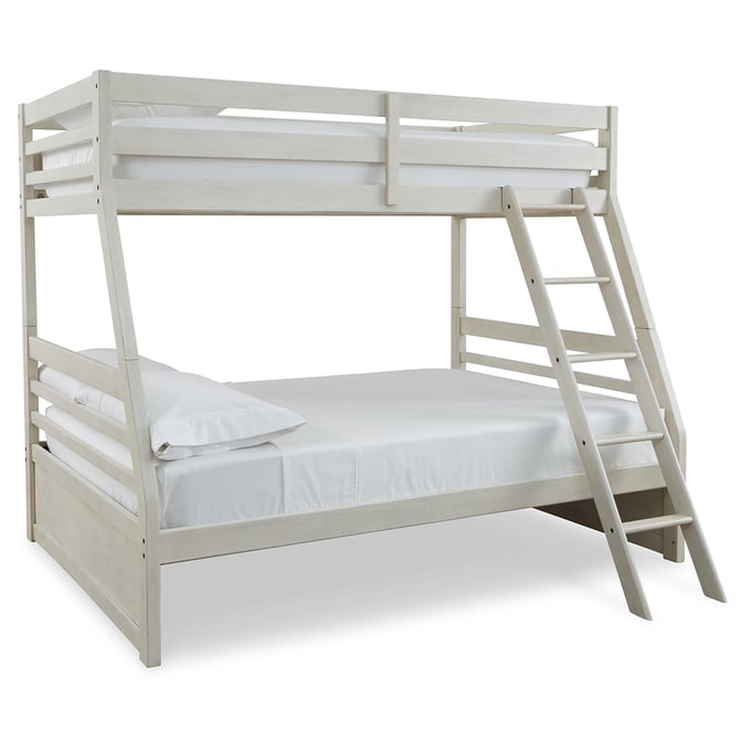 Ashley Furniture Robbinsdale Antique White Twin Over Full Bunk Bed B742B17