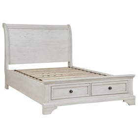 Ashley Furniture Robbinsdale Antique White Full Sleigh Storage Bed