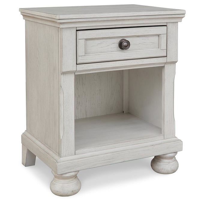 Ashley Furniture Robbinsdale Antique White One Drawer Night Stand B742-91