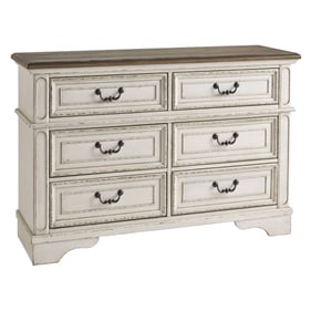 Ashley Furniture Realyn Chipped White Youth Dresser