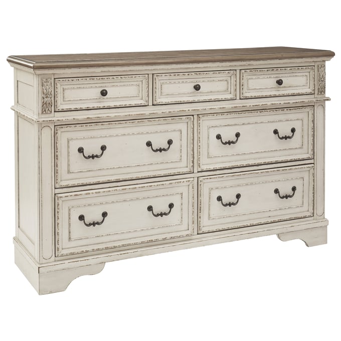 Ashley Furniture Realyn Chipped White Dresser B743-31