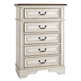 Ashley Furniture Realyn Chipped White Chest