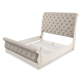 Ashley Furniture Realyn Chipped White Queen Sleigh Bed