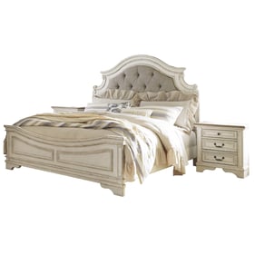 Ashley Furniture Realyn Chipped 2pc Bedroom Set With Queen Bed