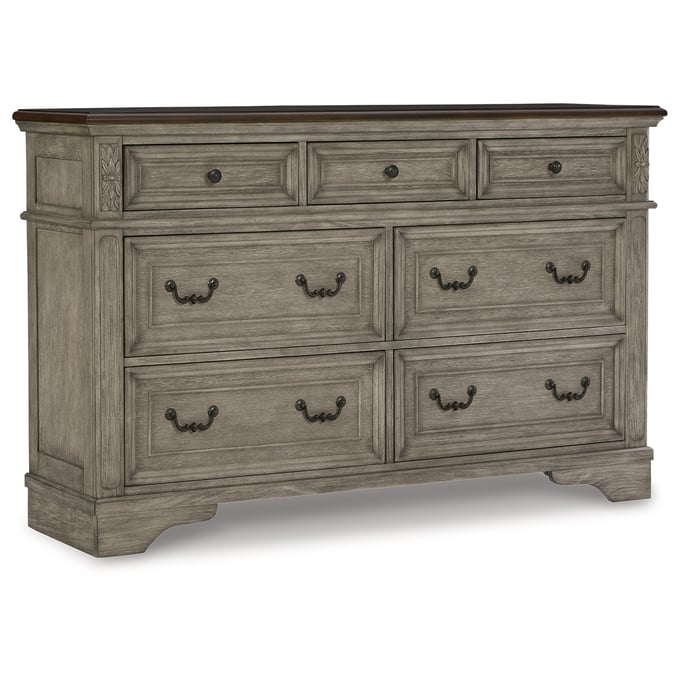 Ashley Furniture Lodenbay Antique Gray Dresser B751-31