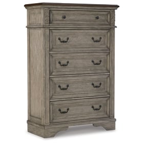 Ashley Furniture Lodenbay Antique Gray Five Drawer Chest