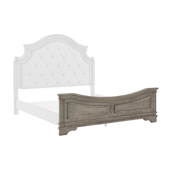 Ashley Furniture Lodenbay Antique Gray Queen Panel Footboard B751-54