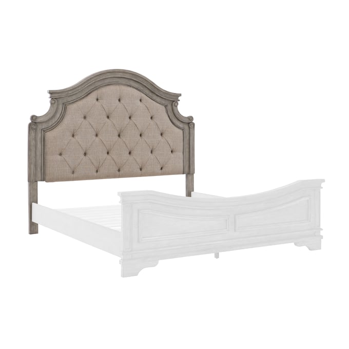 Ashley Furniture Lodenbay Antique Gray Upholster Queen Headboard B751-57