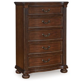 Ashley Furniture Lavinton Brown Five Drawer Chest