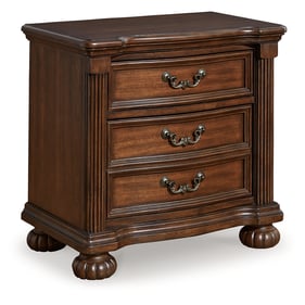 Ashley Furniture Lavinton Brown Three Drawer Night Stand