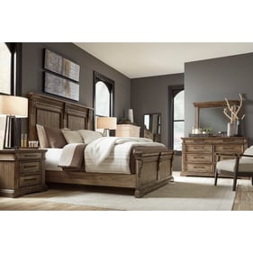 Ashley Furniture Markenburg Brown 4pc Bedroom Set With Queen Panel Bed