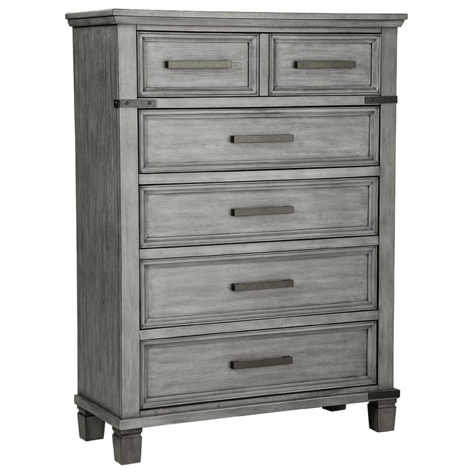 Ashley Furniture Russelyn Gray Five Drawer Chest B772-46