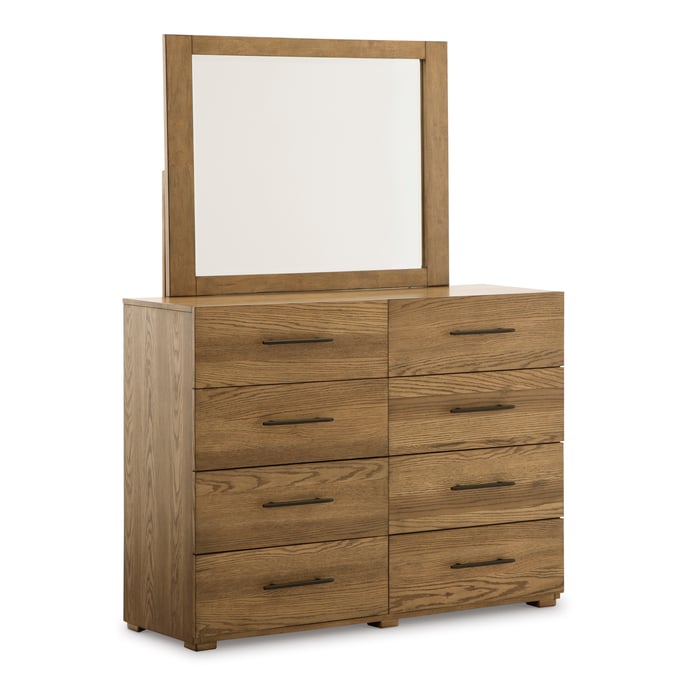 Ashley Furniture Dakmore Brown Dresser And Mirror B783B1