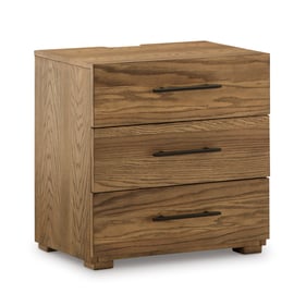 Ashley Furniture Dakmore Brown Three Drawer Night Stand