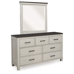 Ashley Furniture Darborn Gray Brown Dresser And Mirror