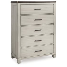 Ashley Furniture Darborn Gray Brown Five Drawer Chest