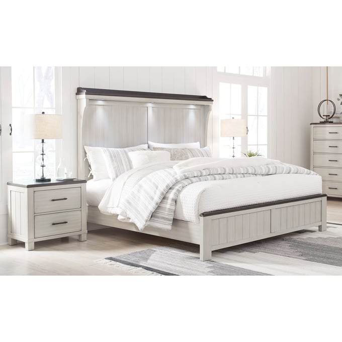 Ashley Furniture Darborn Gray Brown 4pc Cal King Bedroom Set B796-BR-S6