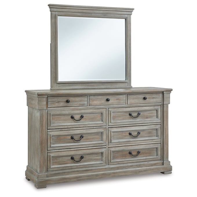 Ashley Furniture Moreshire Bisque Dresser And Mirror B799B1