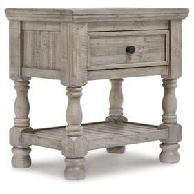 Ashley Furniture Harrastone Gray One Drawer Night Stand