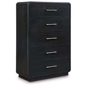 Ashley Furniture Rowanbeck Black Five Drawer Chest