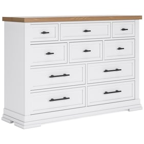 Ashley Furniture Ashbryn White Natural Dresser