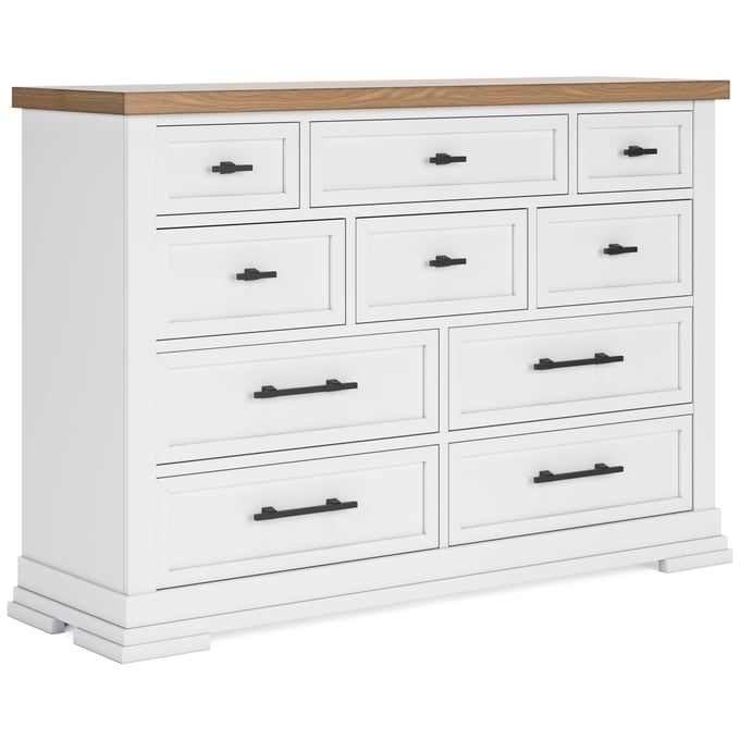 Ashley Furniture Ashbryn White Natural Dresser B844-31