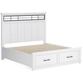 King Panel Storage Bed