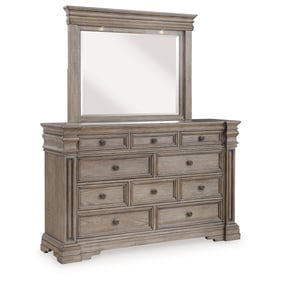 Ashley Furniture Blairhurst Light Grayish Brown Dresser And Mirror